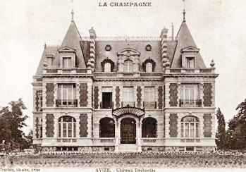 Carte postale du Ch�teau Desbordes 